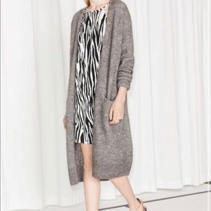 & Other Stories wool duster cardigan sweater